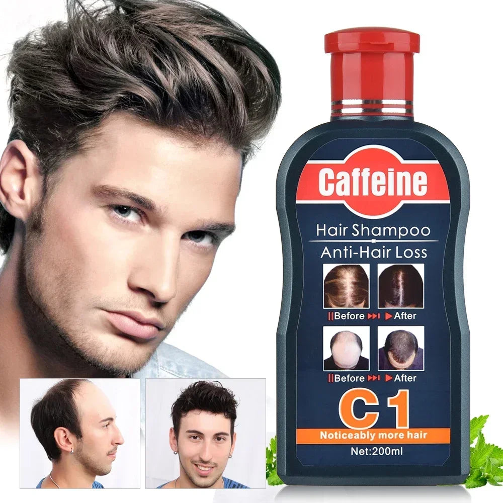 Shampoo Anticaída de Cafeína Natural para Hombre 200 ml