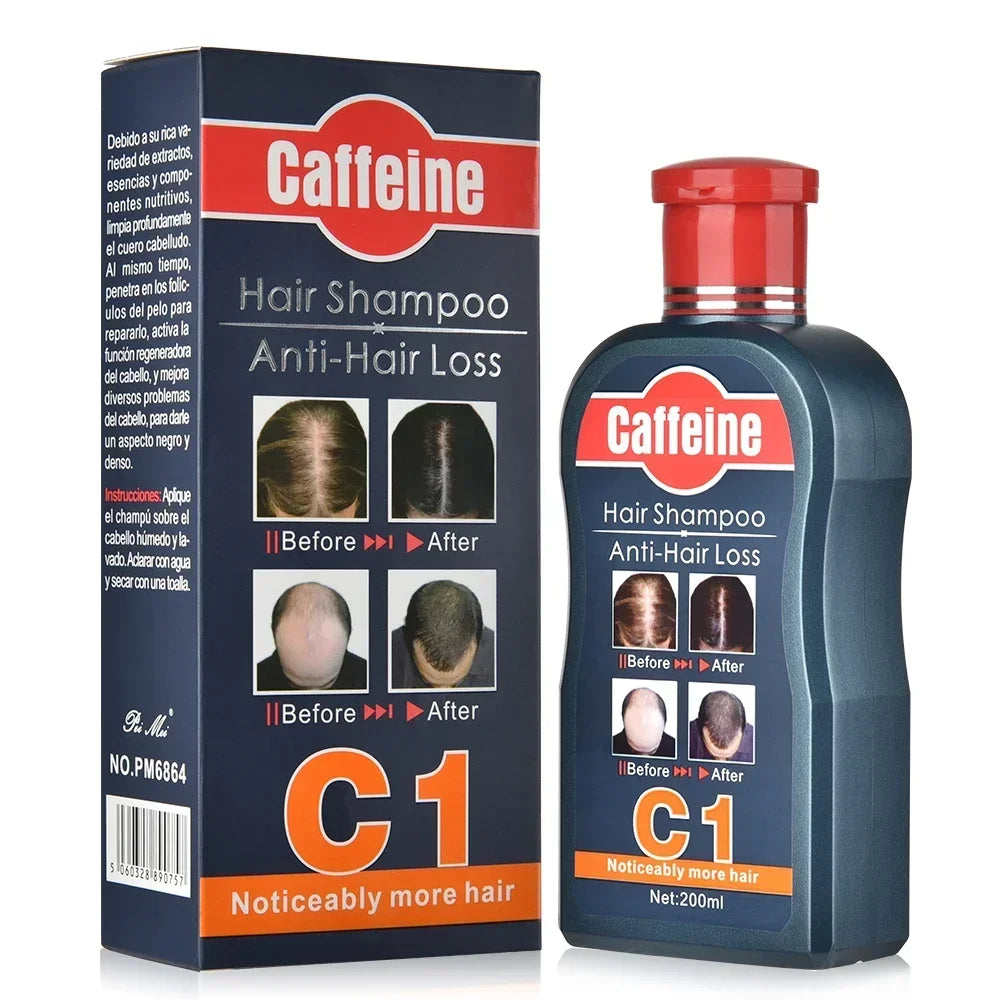 Shampoo Anticaída de Cafeína Natural para Hombre 200 ml