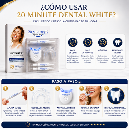 Blanqueador Dental 20 Minutos
