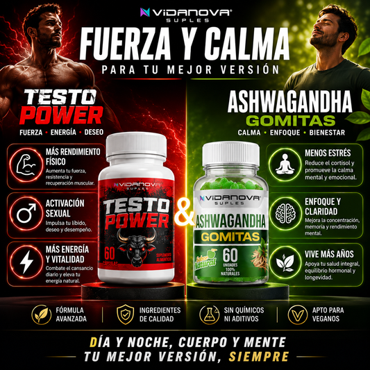 PACK TESTO POWER + GOMITA ASHWAGANDHA